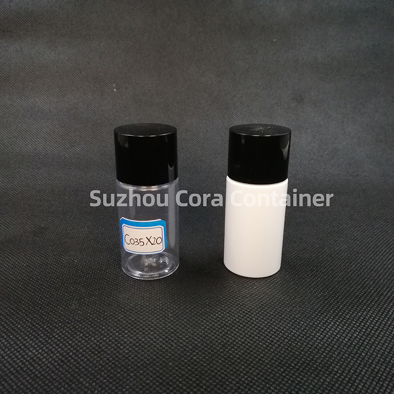35ml Neck Size 20mm Pet Plastic Cosmetic Bottle with Screwing Cap