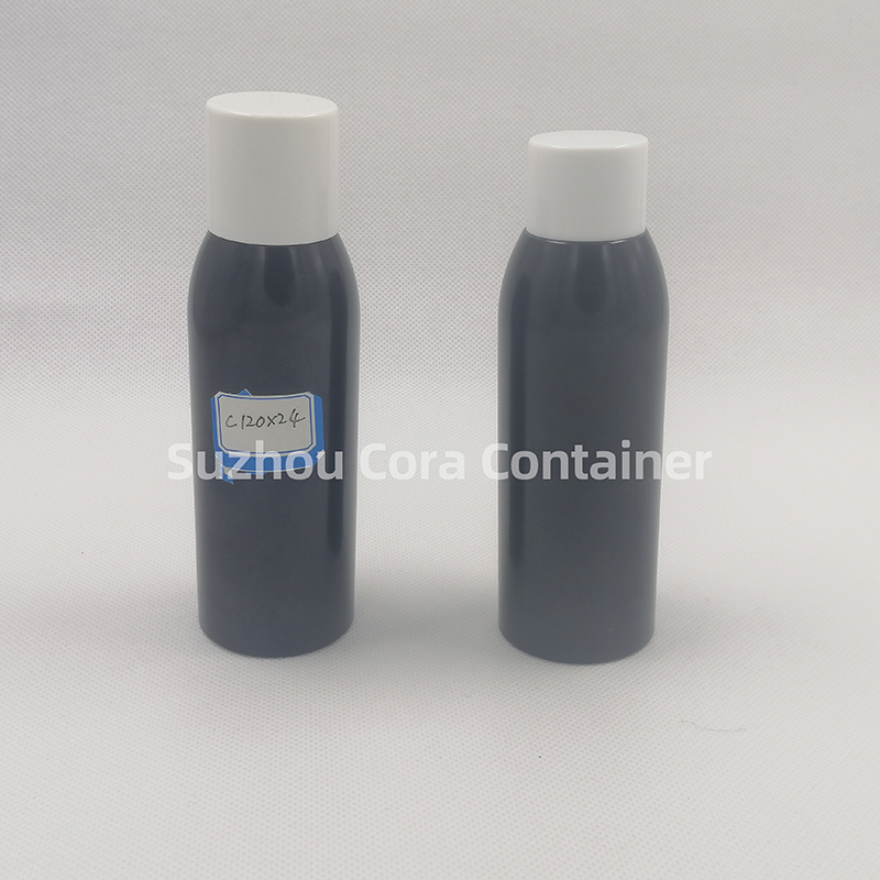 120ml Neck Size 24mm Pet Plastic Cosmetic Bottle with Screwing Cap