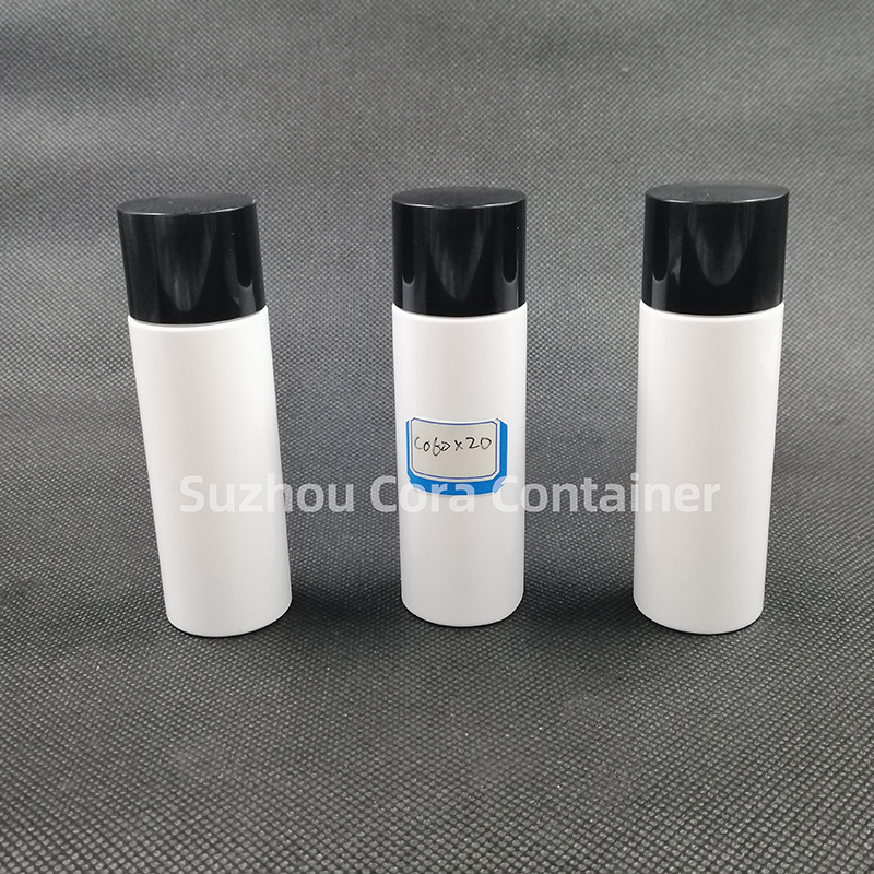 60ml Neck Size 20mm Pet Plastic Cosmetic Bottle with Screwing Cap